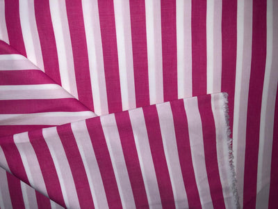 100% Cotton Poplin 58" wide pink stripes available in 2 shades light and bright [17809/810]
