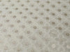 100% cotton brocade FABRIC IVORY and gold metallic MOTIF jacquard COLOR 44" wide BRO882[4]