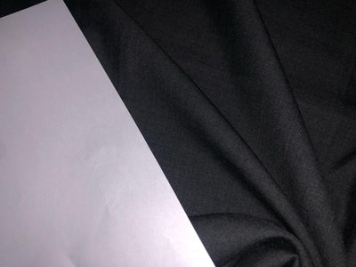 Suiting Superfine blended 70% poly 30% wool  58" wide  available in 5 colors silver grey, grey, navy, denim blue,ink blue