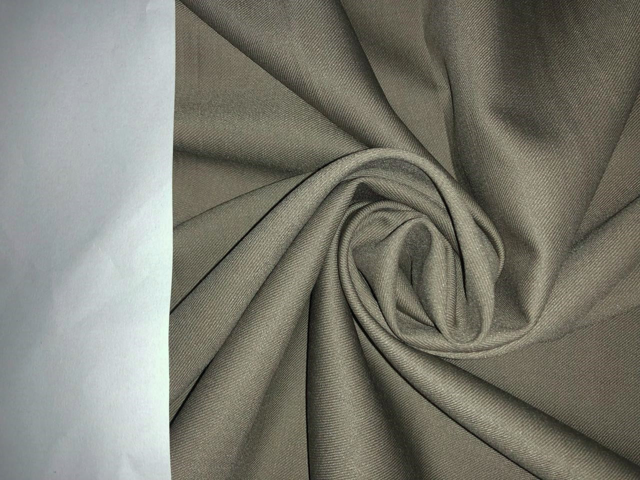Suiting VERCELLI Super 150S Australian Merino Wool 58" wide available in 2 colors OLIVE and KHAKHI