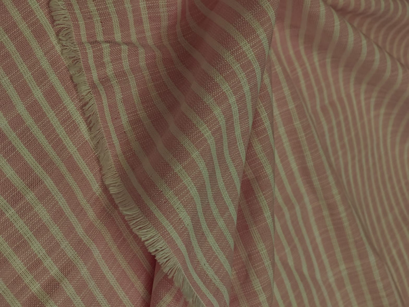 100% Cotton Poplin 58" wide  stripes available in 2 colors light pink and dark pinkp[18311/12]