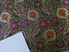 Silk Brocade fabric  44" wide available in 3 colors navy ,black, and burgundy BRO896