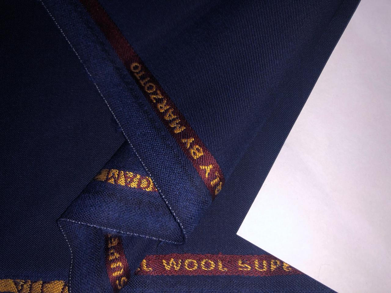 Suiting Superfine blended 70% poly 30% wool  58" wide  available in 5 colors silver grey, grey, navy, denim blue,ink blue