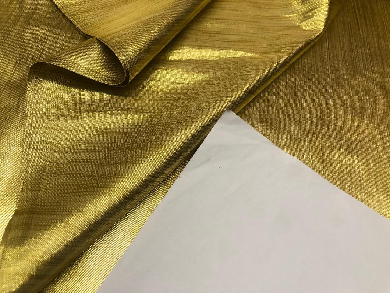 Silk Brocade fabric tissue gold opaque BRO1078[2]