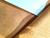 Silk Brocade FABRIC PEACH and Gold  Color 44" WIDE BRO395[4]