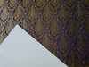Brocade paisley jacquard fabric 44" wide BRO894 available in Three colors purple/red/sea green