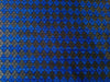 SILK BROCADE FABRIC Royal BLUE & Metallic GOLD COLOR 44" WIDE BRO392[5]