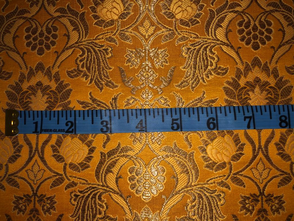 Silk Brocade fabric 44" wide BRO719C[1-6]available in 6 colors BURGANDY ,MANGO ,PURPLE ,GREY, BLUE ,ORANGE