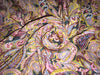 Silk Flat chiffon fabric -40 gram{11 mm} paisley print 44&quot; wide minimum order 10 yards