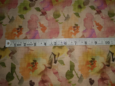 100% Pure Cotton lawn Pastel Floral printed fabric 44" wide [13045/13049/50/13054]