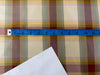 100%silk taffeta fabric multi color plaids 54" wide TAFC66[2]