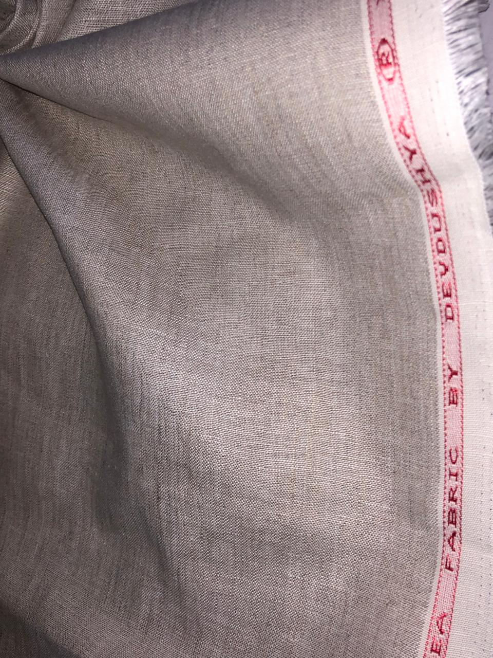 100% EUROPEAN PREMIUM  linen 25 X 25 LEA CAMEL COLOR 58" wide [17147]