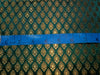 Brocade fabric LEAF MOTIF with  metallic GOLD 44" wide available in 3 colors BRO889A [peacock green/wine/blood red]