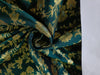 Silk Brocade fabric available in 2 colors navy and green 44" WIDE BRO899[4/5]