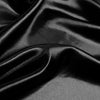 100% Silk Satin fabric 54" wide JET BLACK 200 gms [53.34 momme]