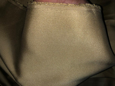 100% Silk LYCRA Satin fabric Gold 26.66 momme 54"[16960]