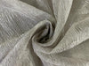 Metallic Tissue organza Crinkled [crushed] fabric 44" wide available in three colors [ silver rust rusty pink 44" rusty pink 36"]