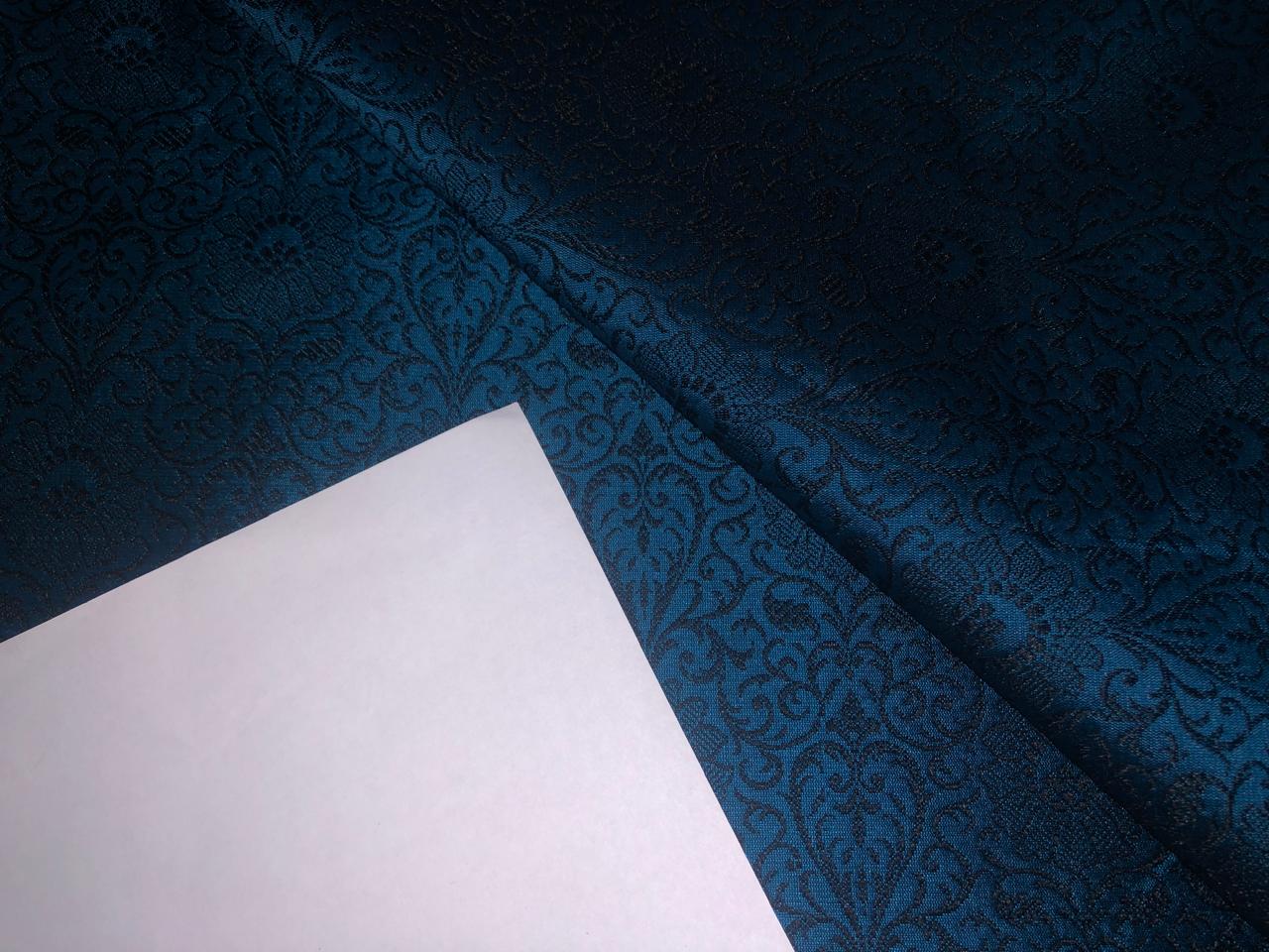 BROCADE MAROON X BLACK COLOUR 44" wide available in 4 colors red,purple,green and blue BRO327[1/2/3/4]