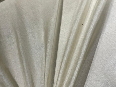 100% SILK FABRIC TUSSAR  off white 44" wide available in 50 grams and 60 grams