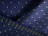 Silk Brocade fabric available in 2 colors  purple and navy with metallic gold dots 58" WIDE BRO903[1/2]