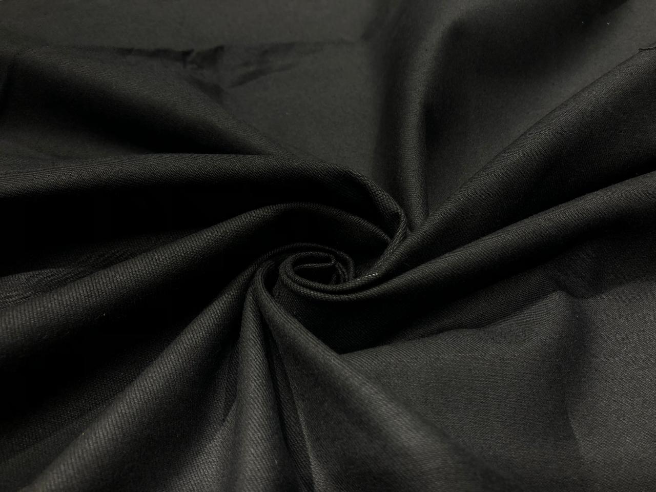 100% Cotton Denim BLACK Fabric 58" wide  AMAZING FOR SHIRTS [17077]