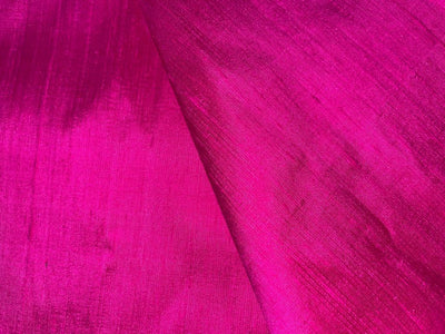 SILK DUPIONI FABRIC FUCHSIA PINK with slubs MM7[1]