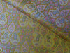 Silk Brocade fabric Yellow / Pink and Blue color 44" wide BRO886A[4]