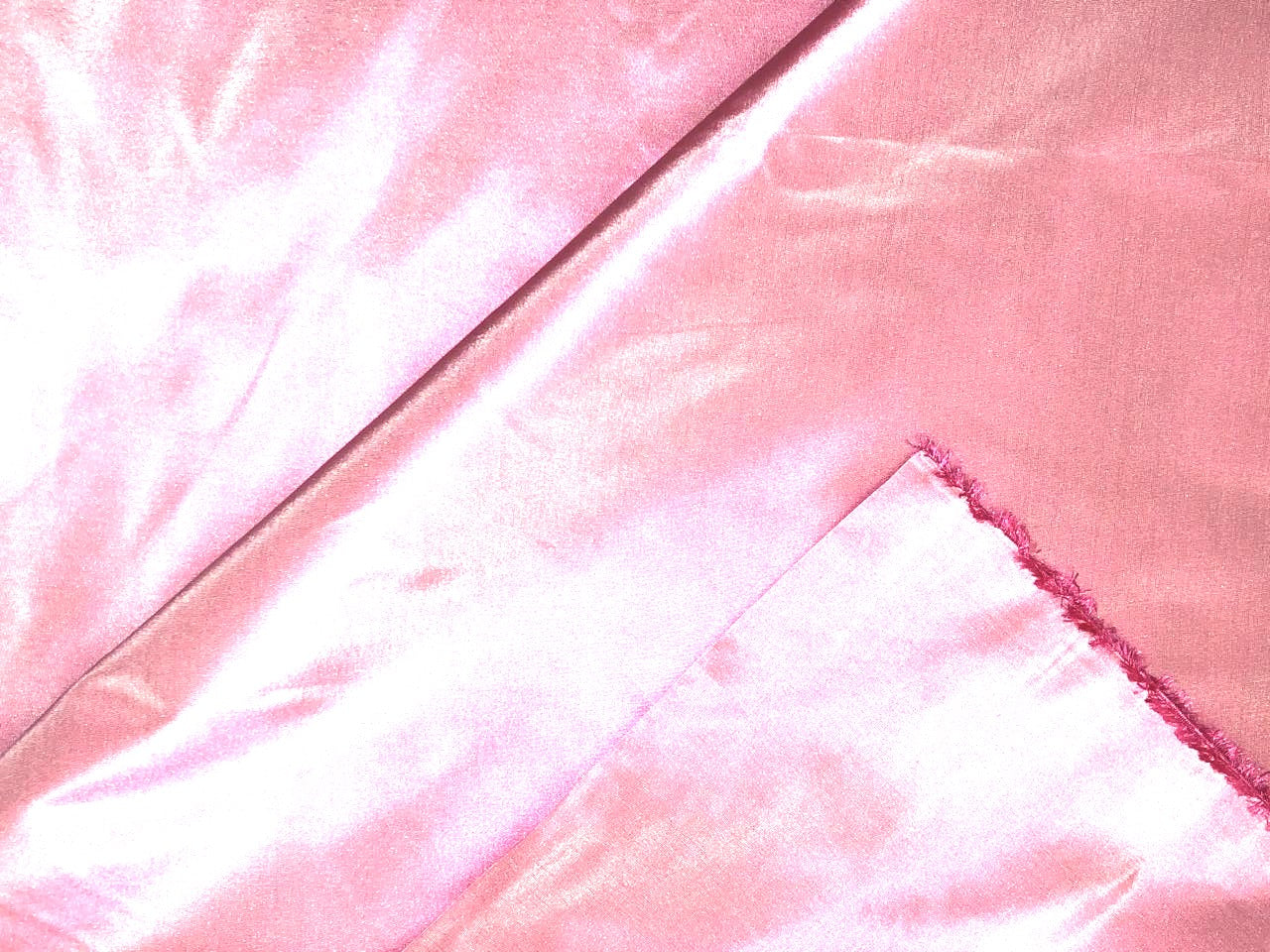 Silk TAFETTA fabric pink x ivory  54"wide TAF345[1]
