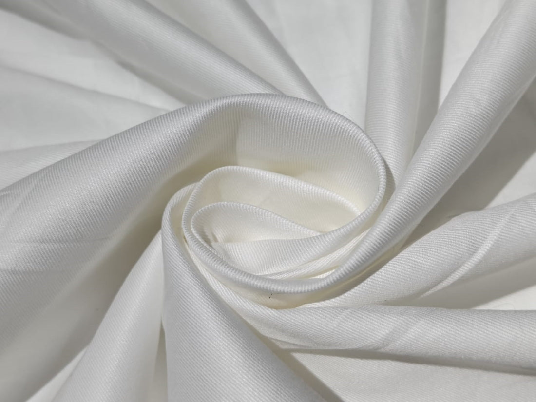 60's Organic cotton x bamboo fabric TWILL WEAVE 58" wide Dyeable