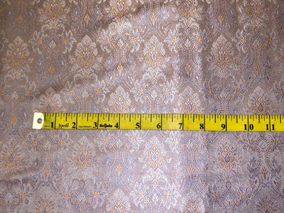 Silk Brocade fabric dusty lilac intricate floral  BRO1083[3]