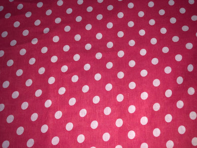 100% linen  digital print fabric 44" wide available in 2 colors grey with floral  dotted and salmon pink dots [15972/15973]]