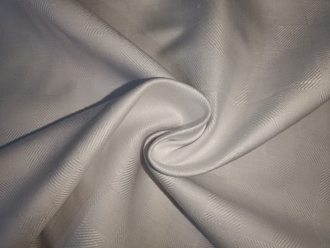 100% Cotton Hemp color with herringbone Plaids fabric 54" wide [45% Cotton 55% Hemp][12974]