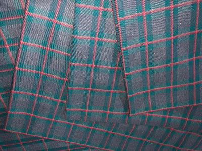 British Tweed Premium Suiting plaids Fabric 58" wide green,tan and burgandy[16969]