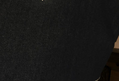 100% Cotton Denim lycra stretch  Fabric mid night blue  58" wide [18542]