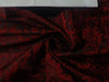 SILK BROCADE vestment FABRIC Red &amp; Black color BRO161[1]