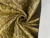 Silk Brocade fabric Gold with metallic gold jacquard color 44" wide BRO890[5]