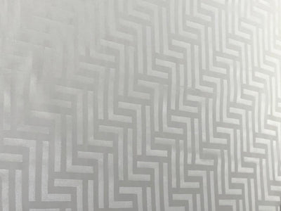 Silk  Satin JACQUARD IVORY WHITE 44" wide available in abstract,floral,roses,waves and triangles jacquard  designs