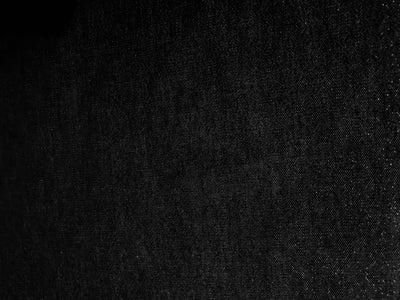 100% Cotton Denim Fabric 58" wide black  with silver  shimmer  [17748]