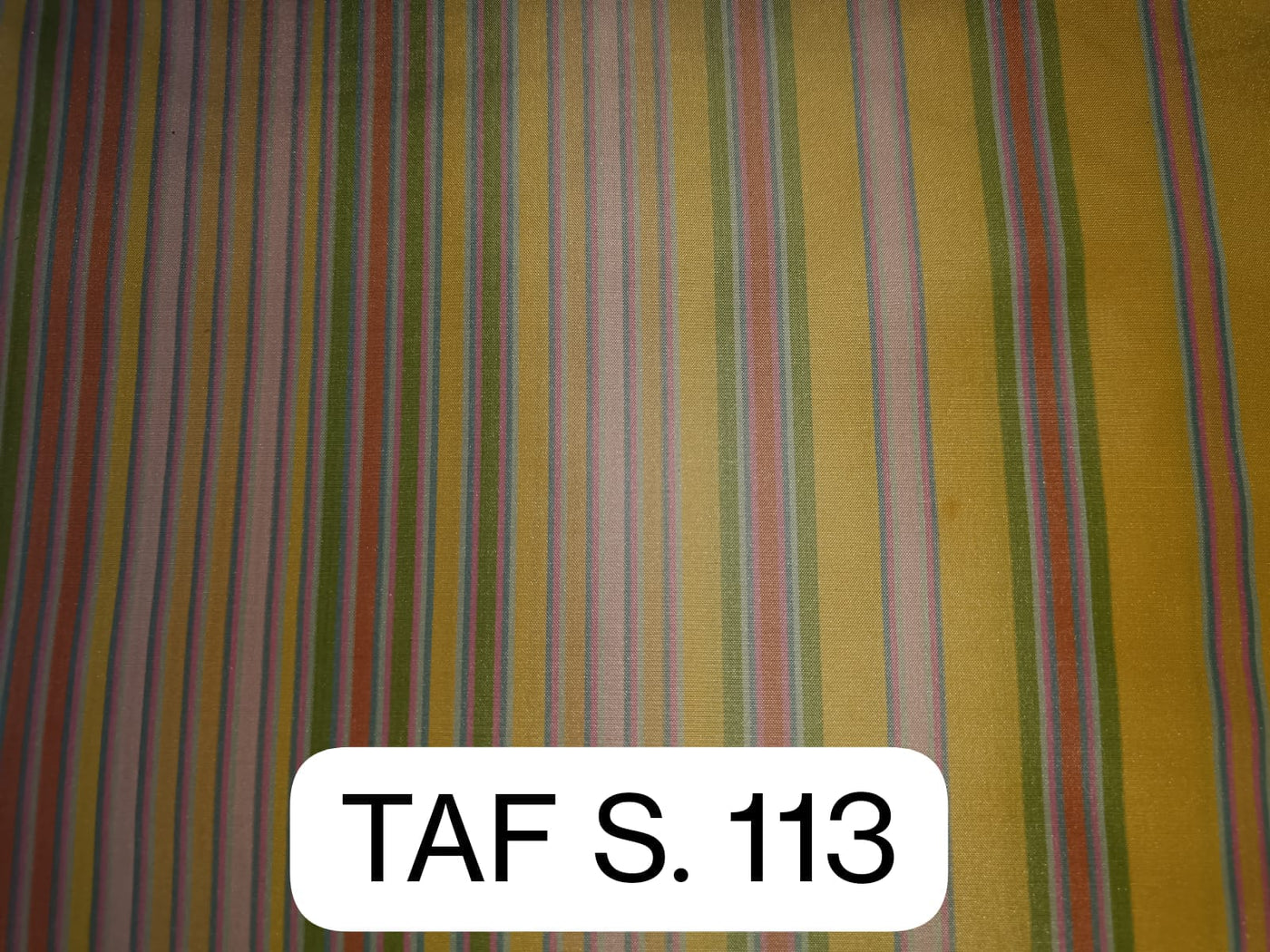 100% silk taffeta fabric multi colour stripes-superb 54" wide Taf#S113