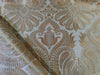 SILK BROCADE FABRIC Cream &amp; Metallic GOLD COLOR BRO240[1]