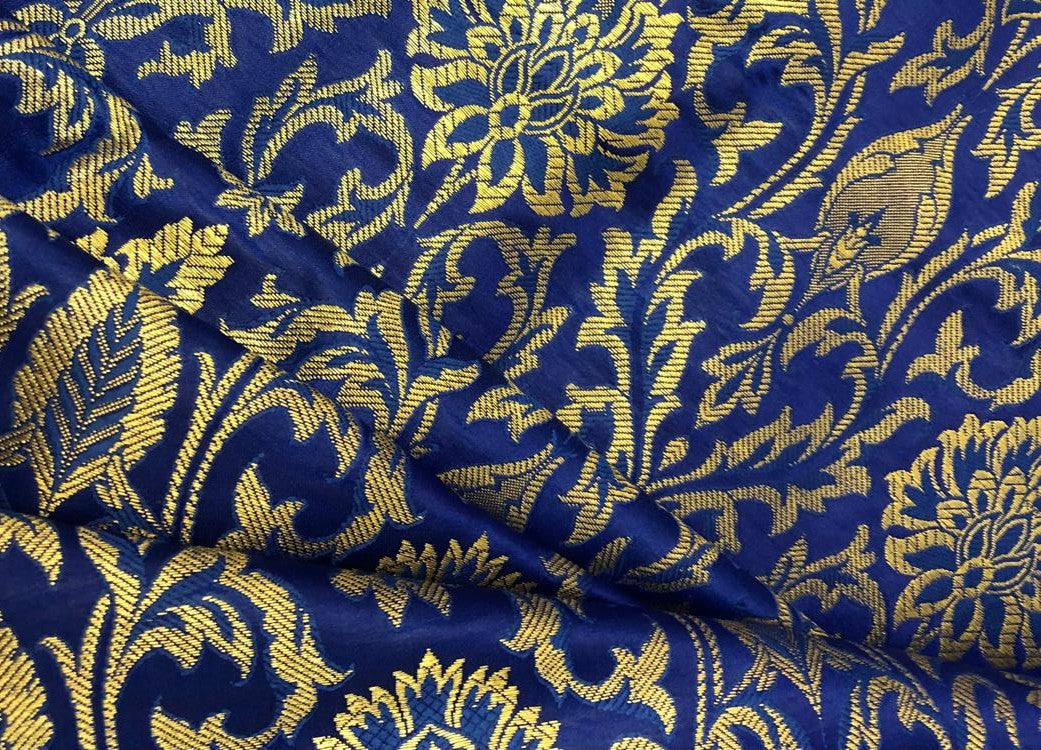 Silk Brocade fabric king khab 44