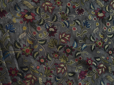 Modal Satin Digital Foil Print 44" available in 3 prints Indian classic ,grey floral and snake skin floral [18607/08/09]