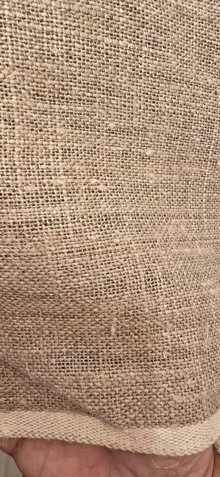 Natural colour hemp fabric 58 inches wide /147 cms wide,325 grams weight [18611]