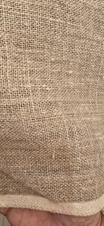 Natural colour hemp fabric 58 inches wide /147 cms wide,325 grams weight [18611]