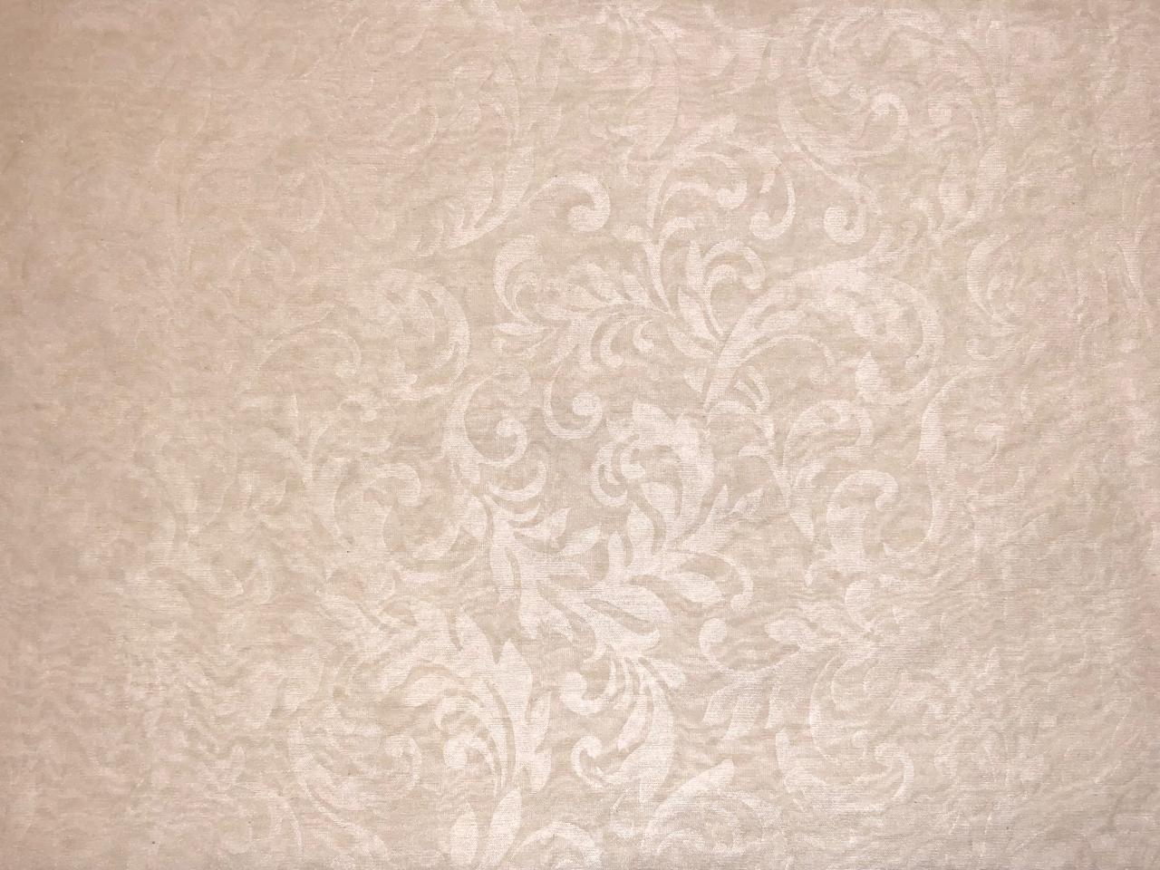 Mull  Cotton Chanderi Fabric embossed 44&quot; wide available in 2 colors black and white [18499/500]