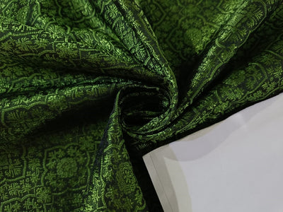 Silk Brocade fabric available in 2 colors,Green X Black and purple Color 44" wide VESTMENT BRO467[3]/BRO901[5]