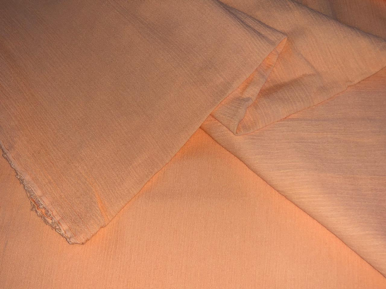 Cotton crush crepe  fabric 58" wide available in 11 colors deep orange /blush/royal blue/lemon/black/white/scarlet red/amethyst/pink/peach and  candy red