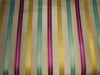 100% Silk Taffeta  Color with satin stripes pink, yellow ,blue and gold 54" wide TAFS127[5]