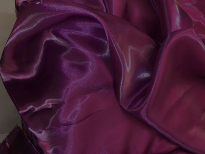 Liquid organza fabric 58" wide with gold  tinge available in 4 colors dark rose ,mustard brown ,mint and dark navy [[18334/35/36/37]