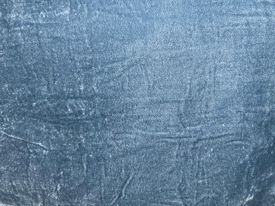 100% Micro Velvet Slate blue  Fabric 44" wide [18295]